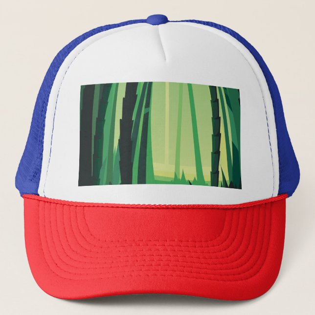  Bamboo forests Trucker Hat (Front)