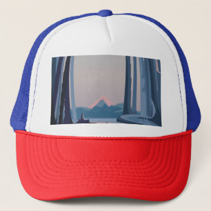 Bamboo forests trucker hat