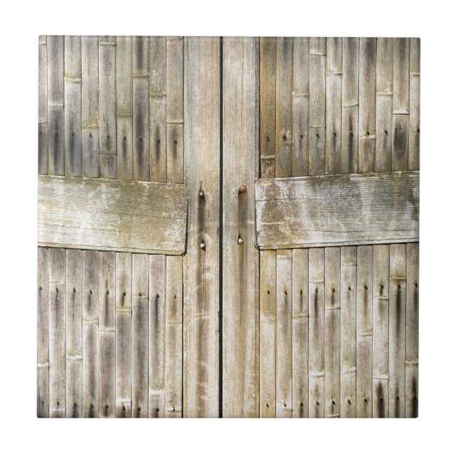 Bamboo gates ceramic tile (Front)