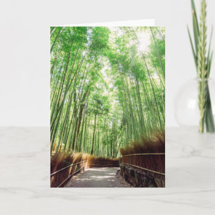 Bamboo Grove   Arashiyama, Kyoto, Japan Card