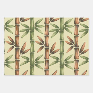 Bamboo Harmony Wrapping Paper Sheet