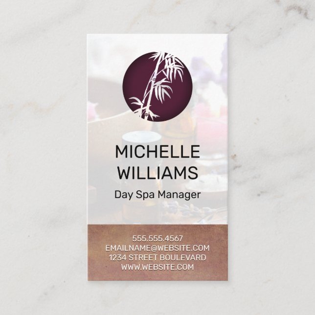 Bamboo Icon Business Card (Front)