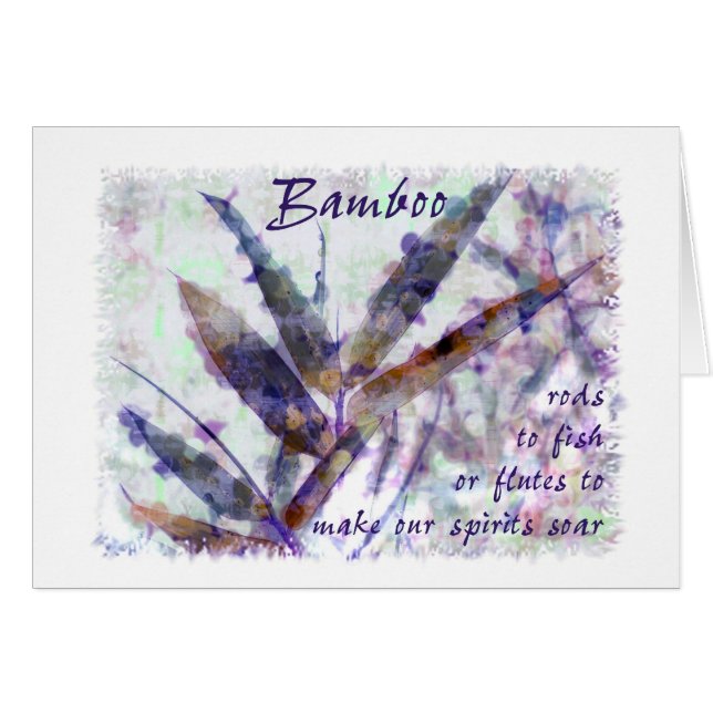 Bamboo In A Gentle Rain...our spirits soar (Front Horizontal)