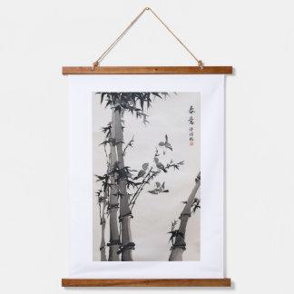 Bamboo Ink Artwork Print Wall Art Tapestry