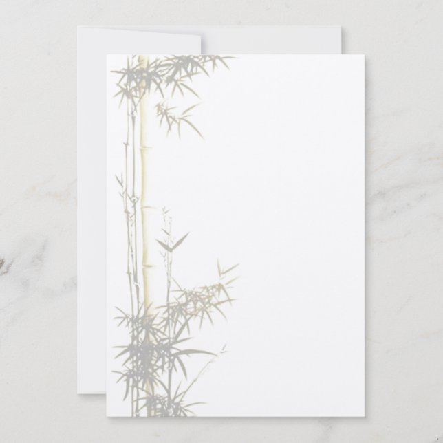 Bamboo Invitation (Front)