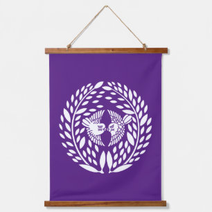Bamboo leaves for the Yagyu family Hanging Tapestry