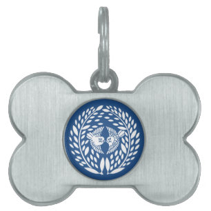Bamboo leaves for the Yagyu family Pet Name Tag