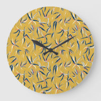 Bamboo Leaves: Tossed Vintage Pattern