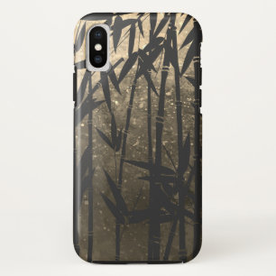 Bamboo Marble Sepia iPhone X Case