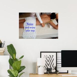 Bamboo Massage Poster