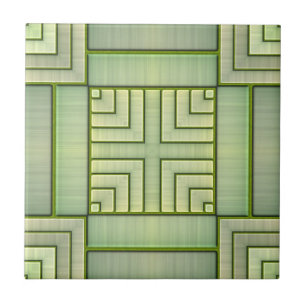 Bamboo Mat Ceramic Tile