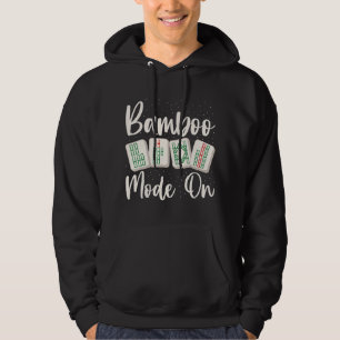 Bamboo Mode On Design for a Mahjong Nerd Hoodie