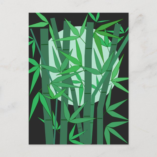 Bamboo Moon Postcard (Front)