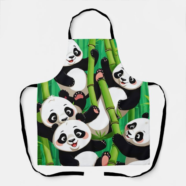 Bamboo Panda Apron (Front)