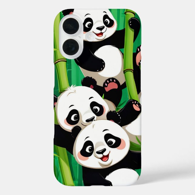 Bamboo Panda Case-Mate iPhone Case (Back)