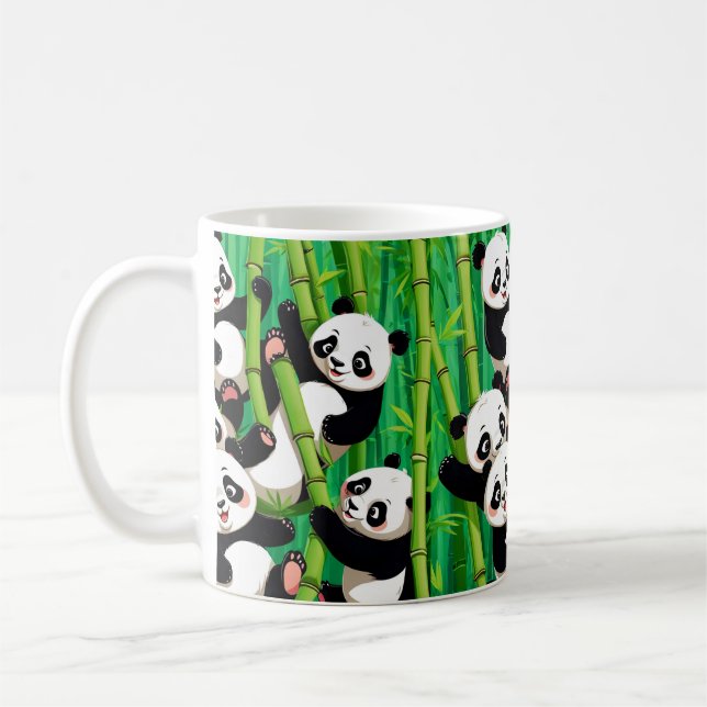 Bamboo Panda Coffee Mug (Left)