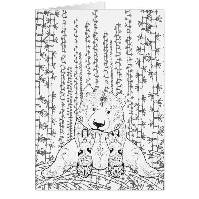 Bamboo Panda Doodle (Front)