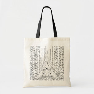 Bamboo Panda Doodle Tote Bag