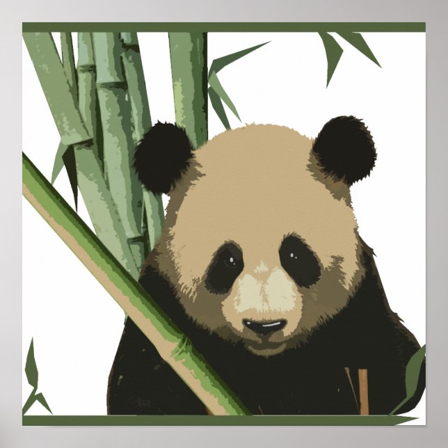 Bamboo Panda Poster (Front)