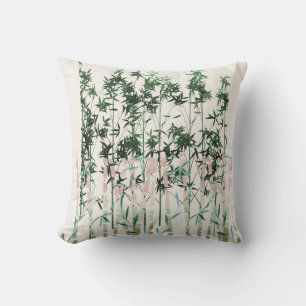 Bamboo Pattern Pillow – Nature’s Tranquillity