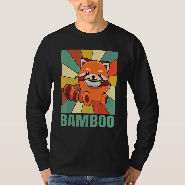Bamboo Quote For A Red Panda Expert T-Shirt (Front)