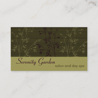 Bamboo Salon or Spa Business Card