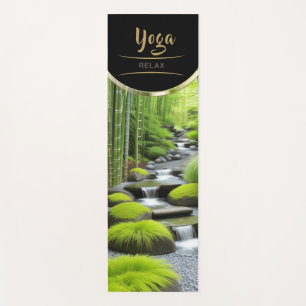 Bamboo Step Waterfall - Yoga Mat
