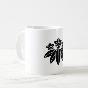 Bamboo-style gentian coffee mug