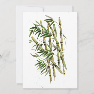 bamboo thank you card