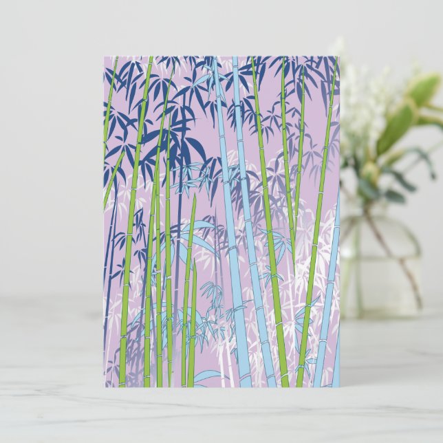 Bamboo Thank You Card (Standing Front)