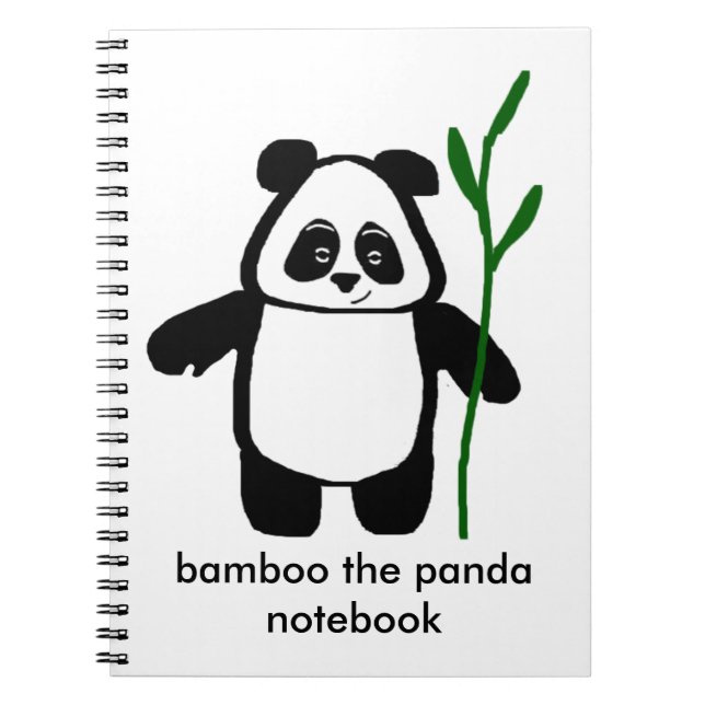 Bamboo the Panda Notebook (Front)