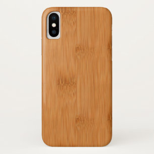 Bamboo Toast Wood Grain Look iPhone X Case
