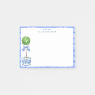 Bamboo Topiary Garden   Chinoiserie  Post-it Notes