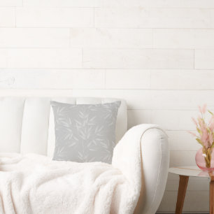 Bamboo Tree Leaves Pattern Cushion