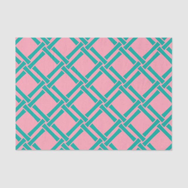 Bamboo Trellis Pattern Tissue Paper (Front)