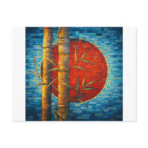 Bamboo Under the New Moon