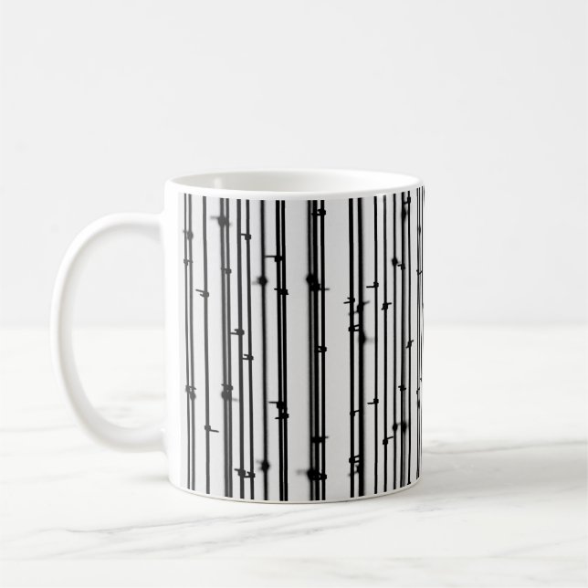 Bamboo wallpaper coffee mug (Left)