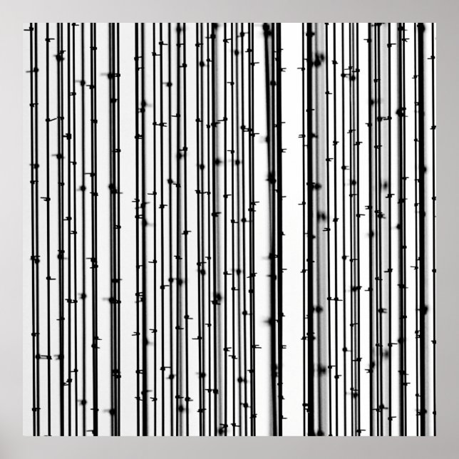 Bamboo wallpaper poster (Front)