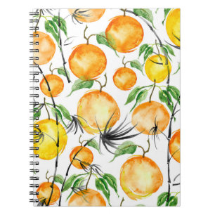 Bamboo watercolor: jungle seamless pattern. notebook