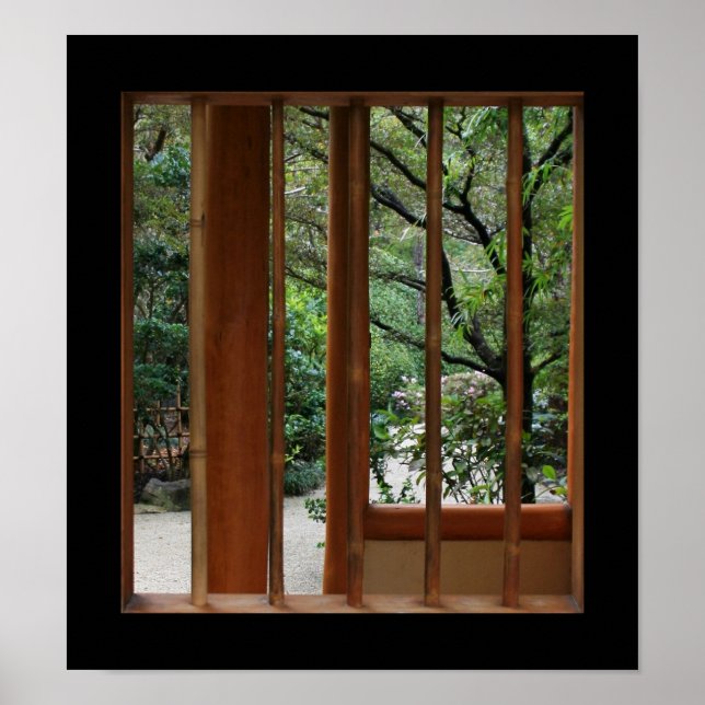 Bamboo Window Poster (Front)