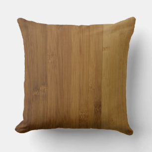 Bamboo Wood Print Cushion
