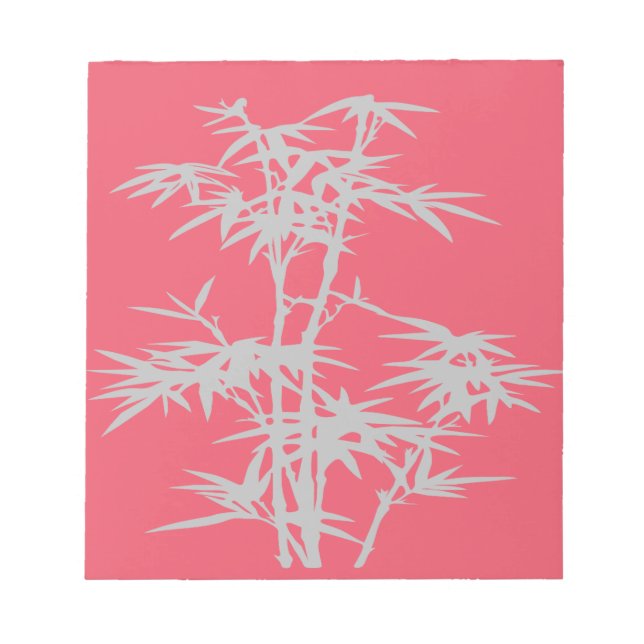Bamboo Zen Japanese design Notepad (Front)