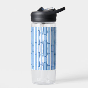Bambooey Bamboo Stripe in Blue Porcelain Water Bottle