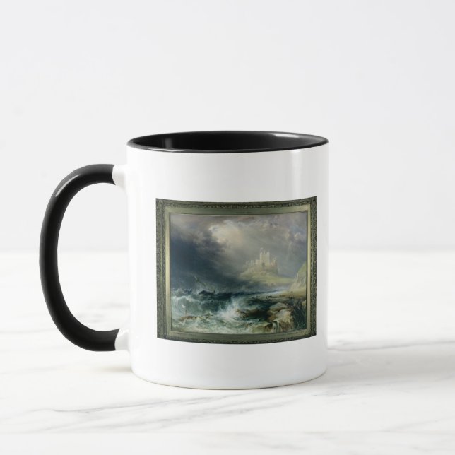 Bamburgh Castle, Northumberland Mug (Left)