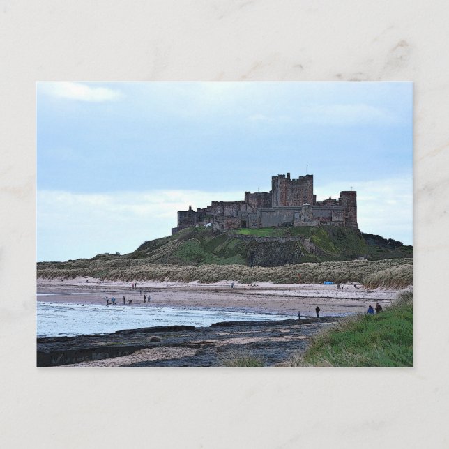 Bamburgh  Castle Postcard (Front)