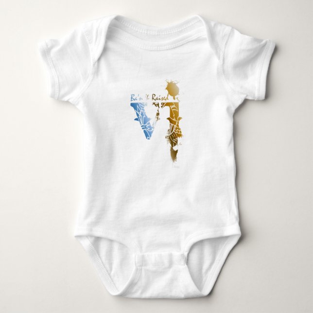 Ba'n and Raised VI Baby Bodysuit (Front)