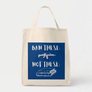 Ban Assault Rifles Not Books  Tote Bag
