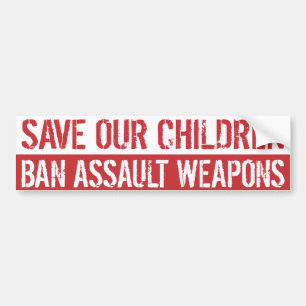Ban Assault Weapons Bumper Sticker