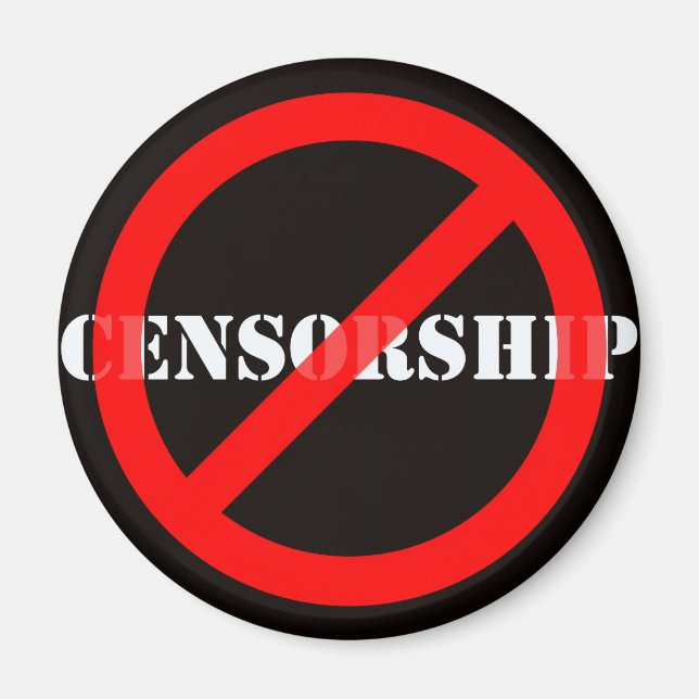 Ban Censorship Magnet (Front)