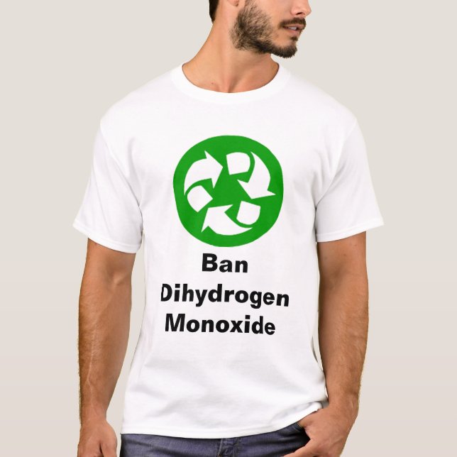 Ban dihydrogen Monoxide T-Shirt (Front)